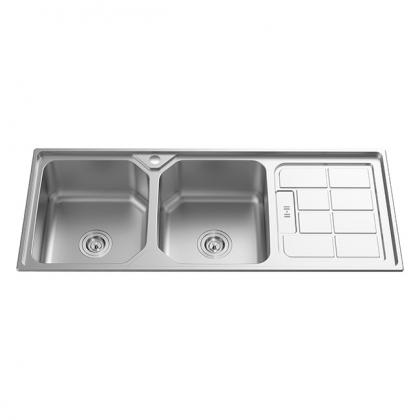 Drain board kitchen sink RD7022F