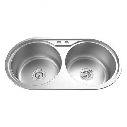 double bowl kitchen sink RD8005