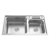 double bowl kitchen sink RD7804