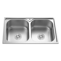 double bowl kitchen sink RD8007