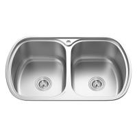 double bowl kitchen sink RD9115