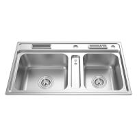double bowl kitchen sink RD7014